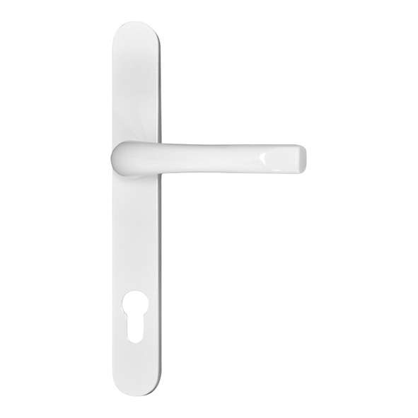 L18400  92mm c/c  White  Asec Bolt Above Lever Multi Point Lock Furniture