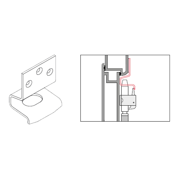 Format Panic Bolt uPVC Top Trip Keeper