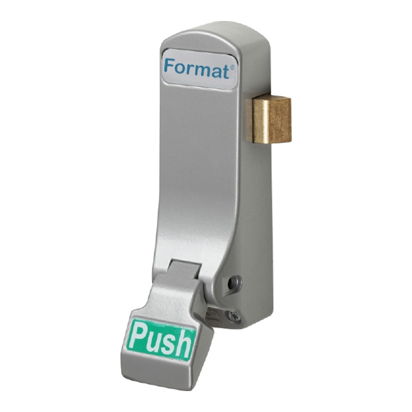 5461-47 • Silver Powder Coated • Format Push Pad Panic Latch