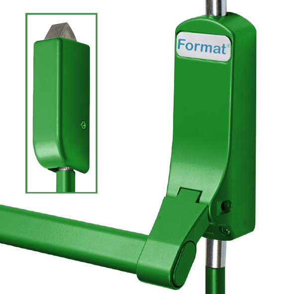 5462V-10 • Vertical • RAL Powder Coated • Format Push Bar Panic Bolt With Vertical Pullman Latches