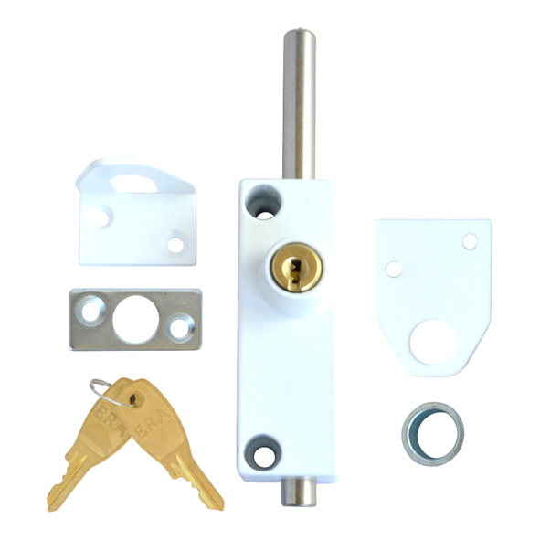 807-12  Cut Key  White  ERA Door Multi Purpose Bolt