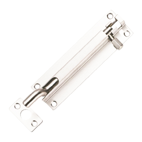 BBT1150CR/BSS • 150 x 39mm • Polished Stainless • Grade 304 Fire Rated Cranked Barrel Bolt