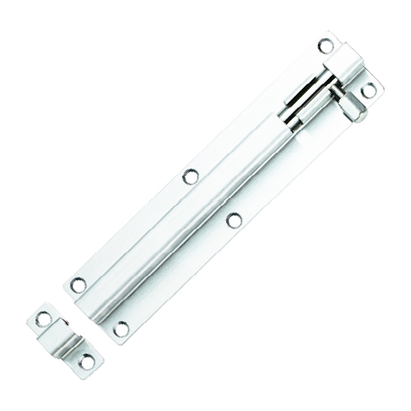 BBT1200BSS • 200 x 39mm • Polished Stainless • Grade 304 Fire Rated Straight Barrel Bolt