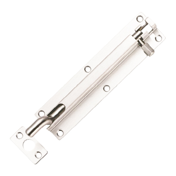 BBT1200CR/BSS • 200 x 39mm • Polished Stainless • Grade 304 Fire Rated Cranked Barrel Bolt