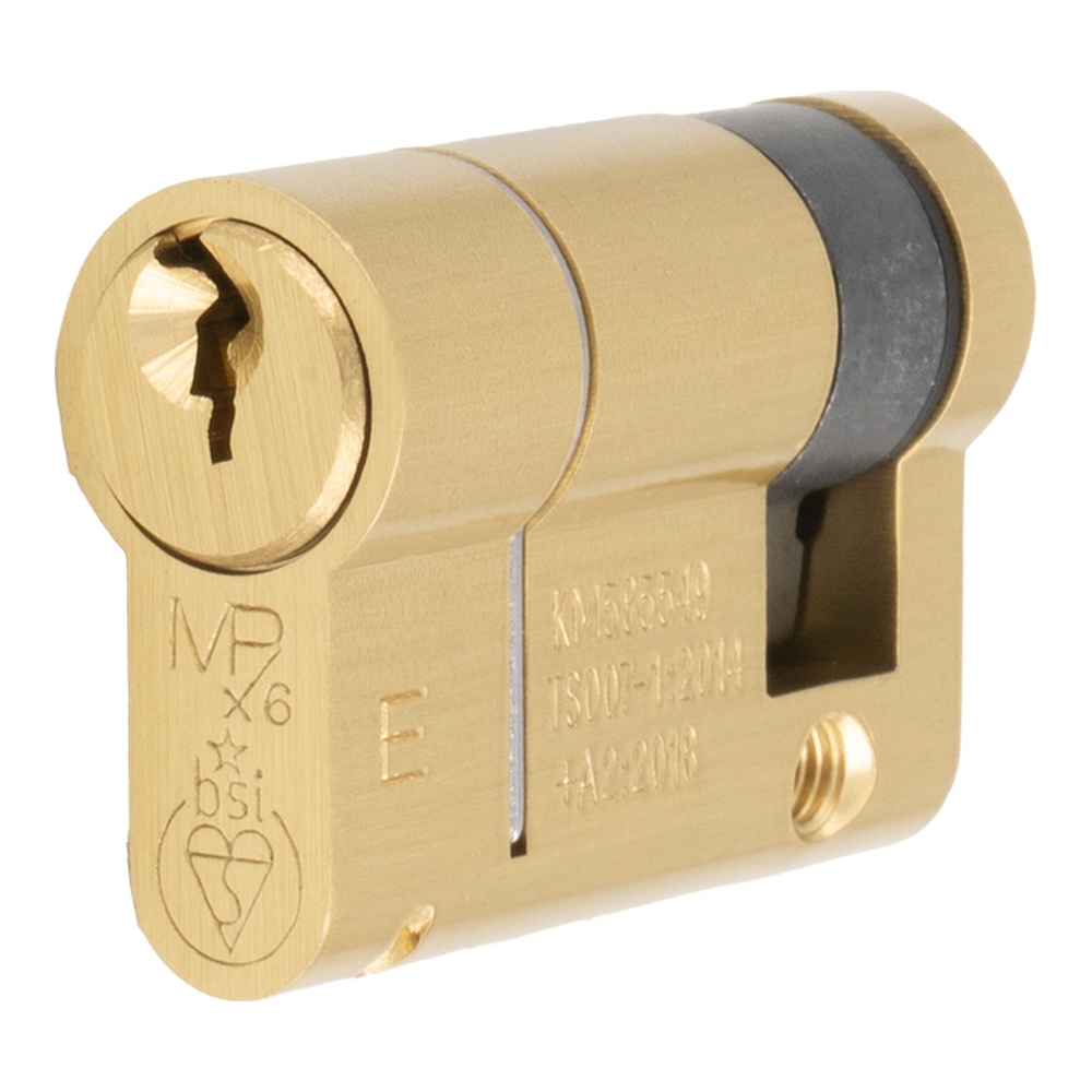 CYF71146SB • 46mm [36mm] • Satin Brass • MPX6 • 1 Star Standard Differ Euro Single Cylinder
