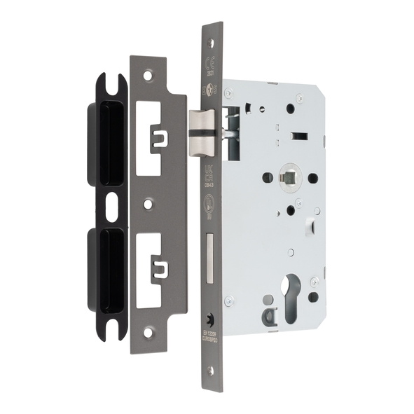 DLX7260EPMBRZ  090mm [060mm]  Matt Bronze  Square  Contract Euro Standard Sashlock Case