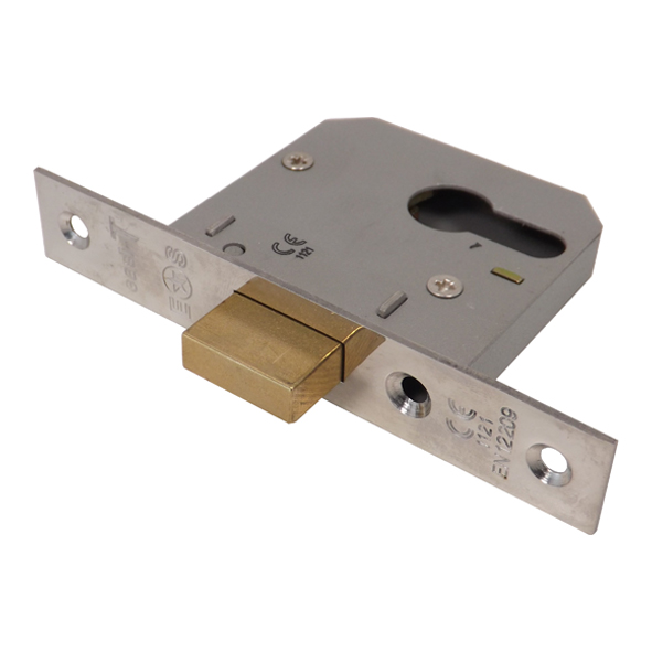 EDE5025NP • 065mm [044mm] • Nickel Plated • Economy Euro Cylinder Deadlock Case