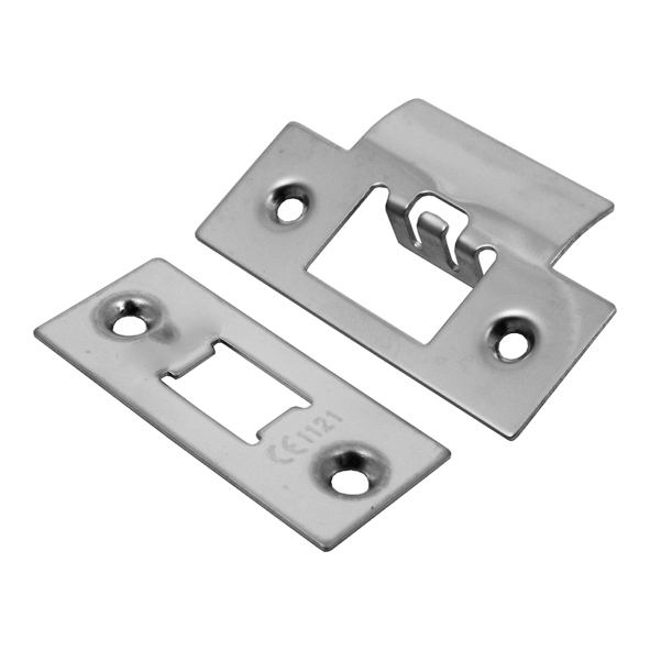 FSF5009BSS • Square Forend & Striker • Polished Stainless • For Superior Tubular Latch