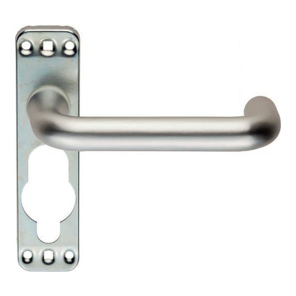 LIP9001SAA  Satin Aluminium  Eurospec 19mm  Safety Levers On Inner Backplates