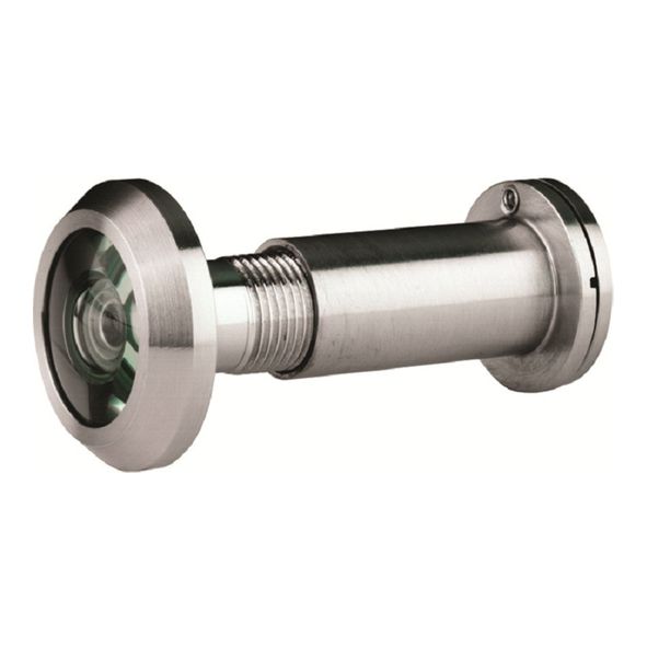 SWE1000SSS • 35 to 60mm Door • Satin Stainless • 180° Fire Rated Door Viewer