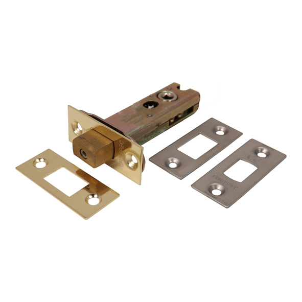 TLD5030EB/SSS • 076mm [057mm] • PVD Brass & Stainless • 5mm Follower Superior Tubular Mortice Deadbolt