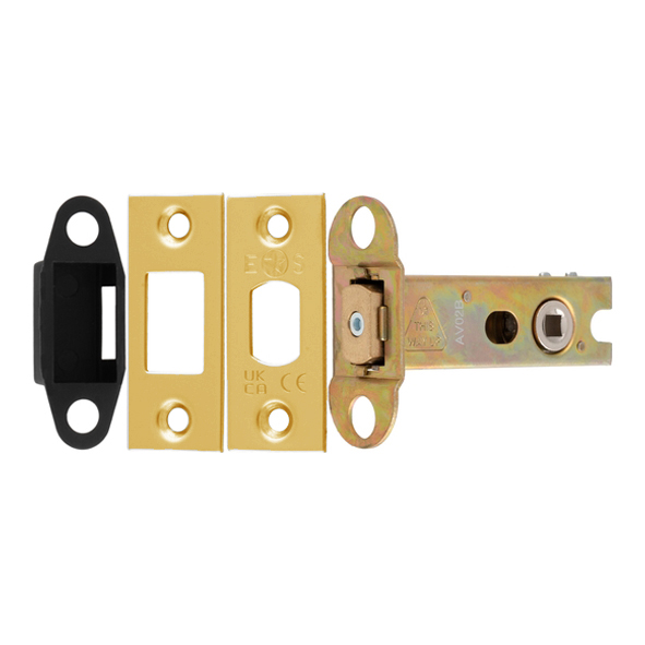 TLD5030PVD � 078mm [057mm] � 5mm Follower � PVD Brass � Superior Tubular Mortice Deadbolt