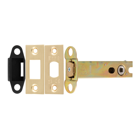 TLD5040SB � 103mm [082mm] � 5mm Follower � Satin Brass � Superior Tubular Mortice Deadbolt