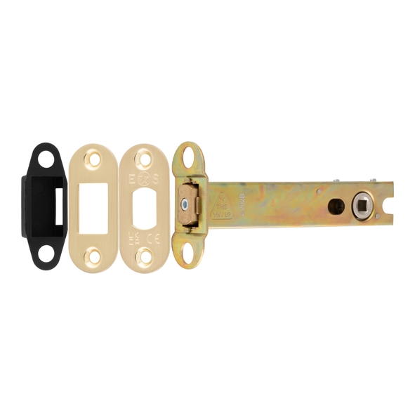 TLD5050SB/R � 128mm [108mm] � 5mm Follower � Satin Brass � Superior Radiused Tubular Mortice Deadbolt