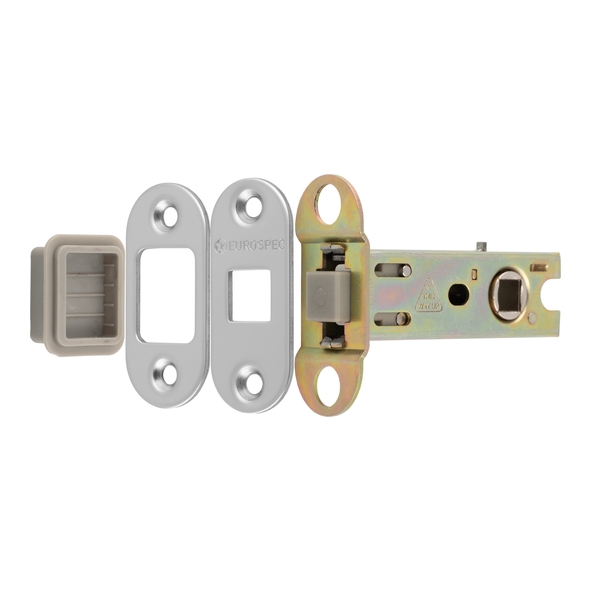 TLM5030/57/BSS/R � 078mm [057mm] � Polished Stainless � Superior Radiused Magnetic Tubular Latch