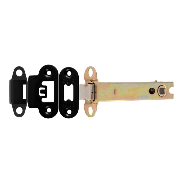 TLS5050MB/R � 128mm [108mm] � Matt Black � Superior Radiused Tubular Latch