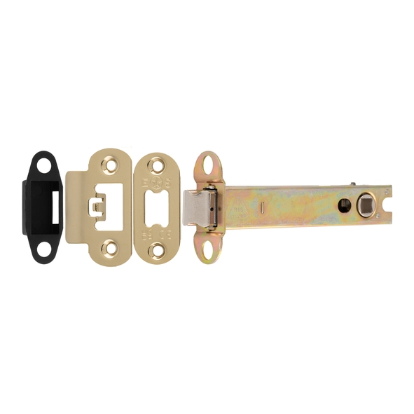 TLS5050PVD/R � 128mm [108mm] � PVD Brass � Superior Radiused Tubular Latch