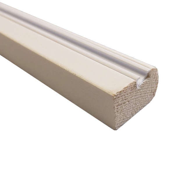 PAR-22X14-WP  3000 x 22 x 14mm  White Primed Without Pile  Scottish Profile Primed Parting Bead