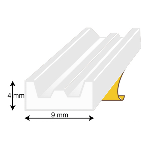 SSE-5-W  White  5 Metre Roll  E-Strip Joinery Seal