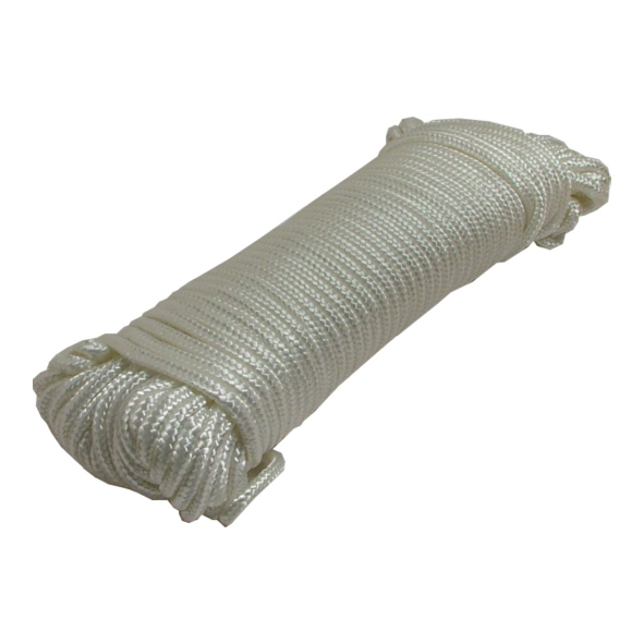 08X030-N  06mm x 30 Metre Hank  Premium Nylon Sash Cord