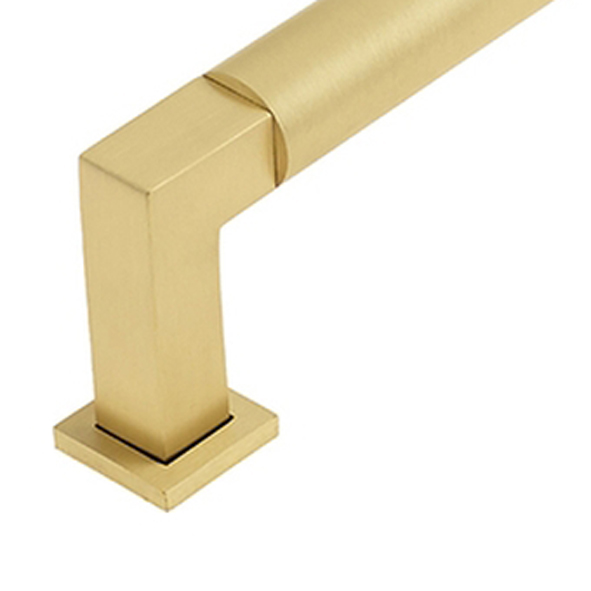 BUR310SB  096mm c/c  Satin Brass  Burlington Westminster Cabinet Pull