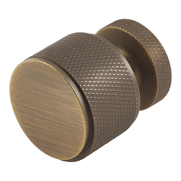 BUR400AB  Antique Brass  Burlington Piccadilly Cabinet Knob