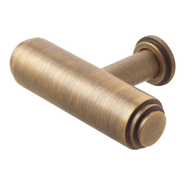 BUR502AB • Antique Brass • Burlington Belgrave T-Bar Cabinet Knob