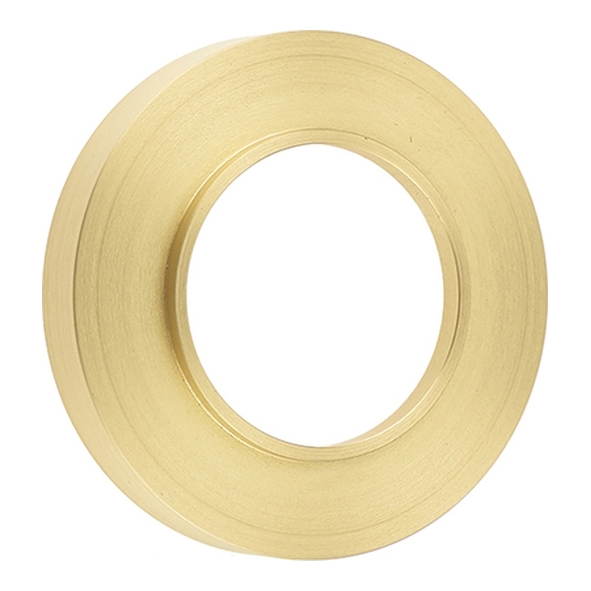 BUR50SB • Satin Brass • Burlington Plain Outer Rose Covers For Levers and Turns