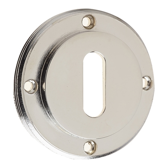 BUR60PN  Polished Nickel  Burlington Standard Key Escutcheon Without Rose Cover