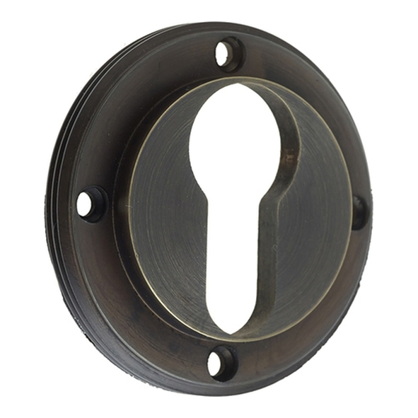 BUR61DB • Dark Bronze • Burlington Euro Cylinder Escutcheon Without Rose Cover