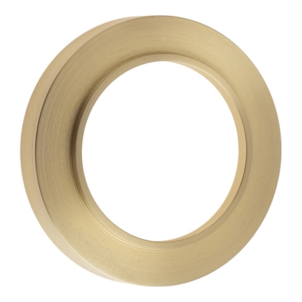 BUR71SB  Satin Brass  Burlington Plain Outer Rose Cover For Escutcheon