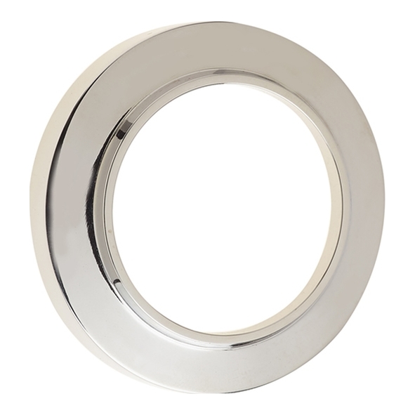 BUR72PN  Polished Nickel  Burlington Chamfered Outer Rose Cover For Escutcheon