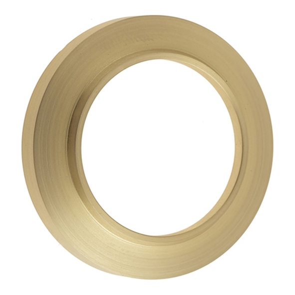 BUR72SB • Satin Brass • Burlington Chamfered Outer Rose Cover For Escutcheon