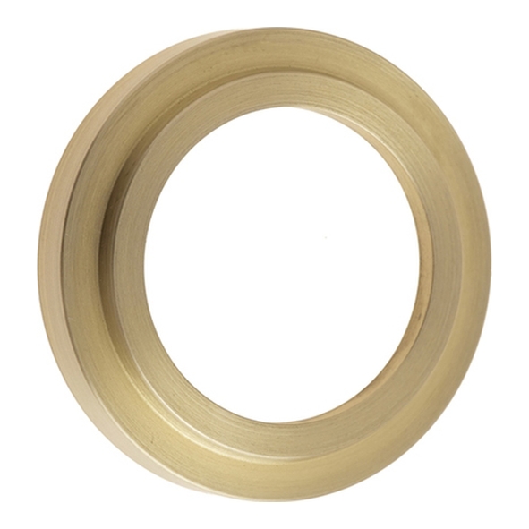 BUR73SB  Satin Brass  Burlington Stepped Outer Rose Cover For Escutcheon