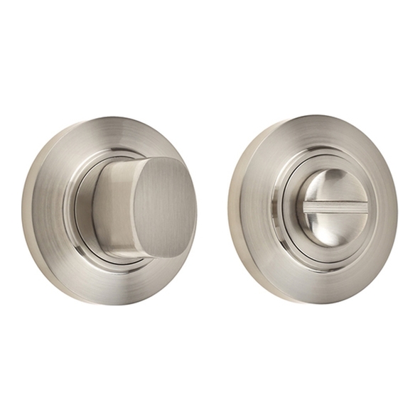BUR81SN • Satin Nickel • Burlington Contemporary Turn & Release Without Rose Covers