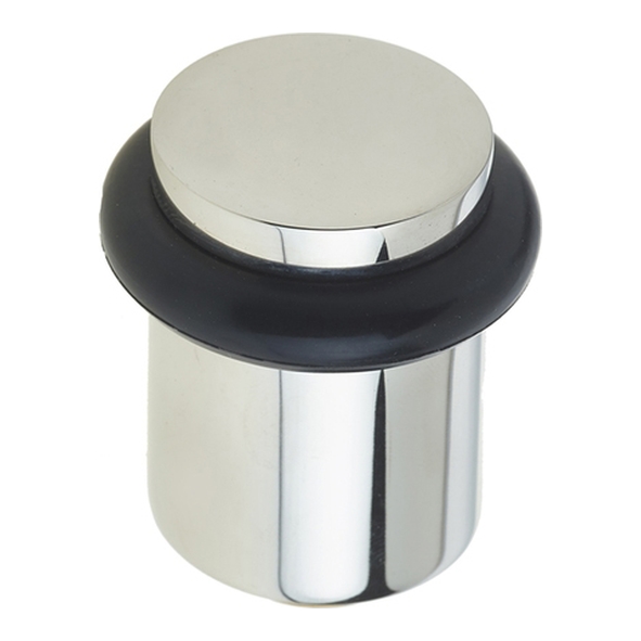 BUR960PN  Polished Nickel  Burlington Flat Top Floor Pedestal Door Stop