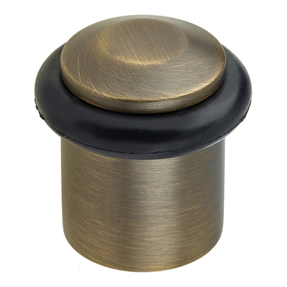 BUR961AB • Antique Brass • Burlington Chamfered Top Floor Pedestal Door Stop