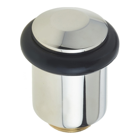 BUR961PN • Polished Nickel • Burlington Chamfered Top Floor Pedestal Door Stop