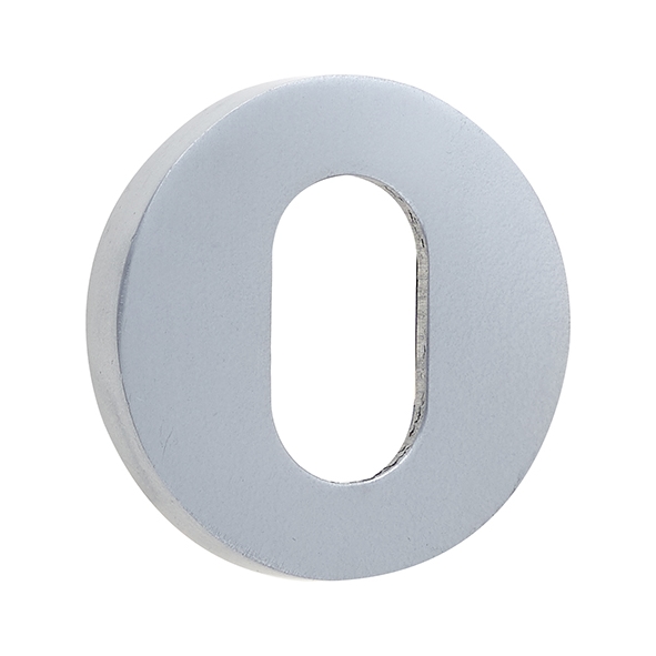 J4647B  Satin  Jedo Contract Aluminium Oval Cylinder Escutcheon