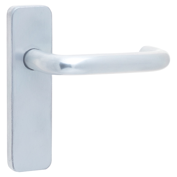 J4671B • Latch • Satin • Jedo Contract Aluminium 19mm Ø Safety Levers On Backplates