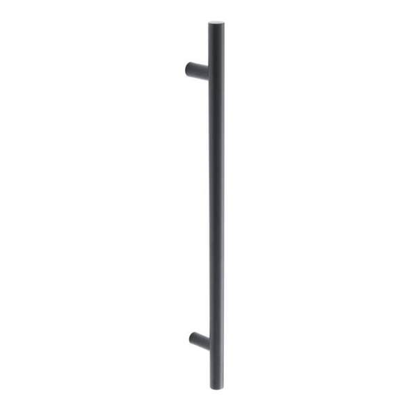 JMB222B : 600 x 25mm : Matt Black : Jedo Nero Guardsman Bolt Fix Pull Handle