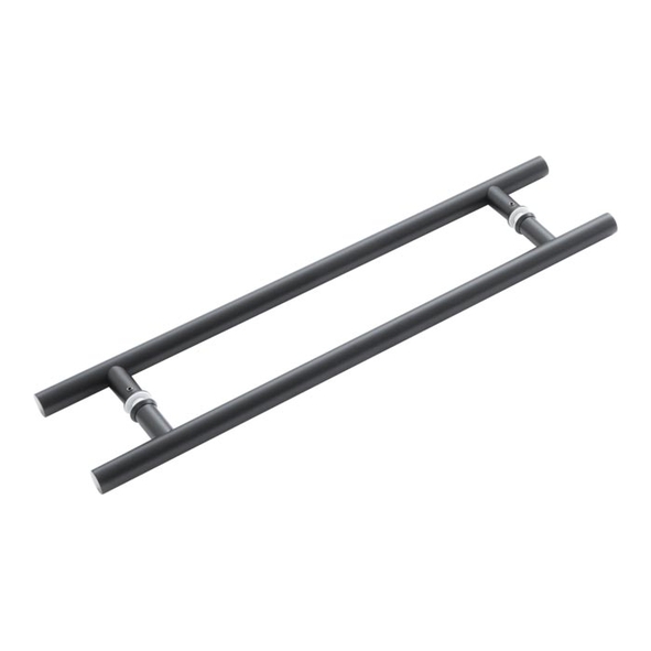 JMB220B : 400 x 19mm : Matt Black : Jedo Nero Guardsman Back To Back Pull Handles
