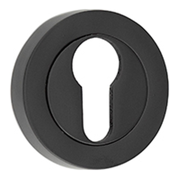 JMB503E  Matt Black  Jedo Euro Cylinder Escutcheon