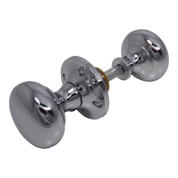 JV176APC  Polished Chrome  Jedo Small Mushroom Rim Knobs On Round Roses