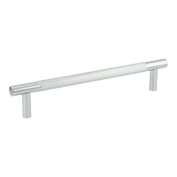 JV1800PC : 300 x 19mm : Polished Chrome : Jedo Bari Knurled Bolt Fix Pull Handle