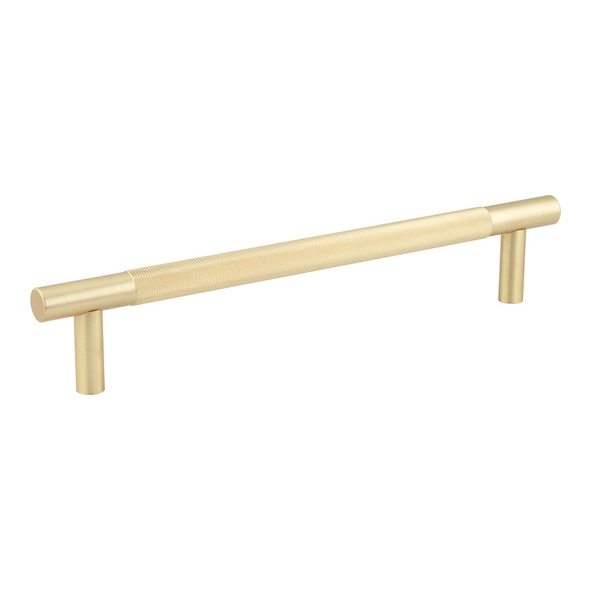 JV1800SB : 300 x 19mm : Satin Brass : Jedo Bari Knurled Bolt Fix Pull Handle