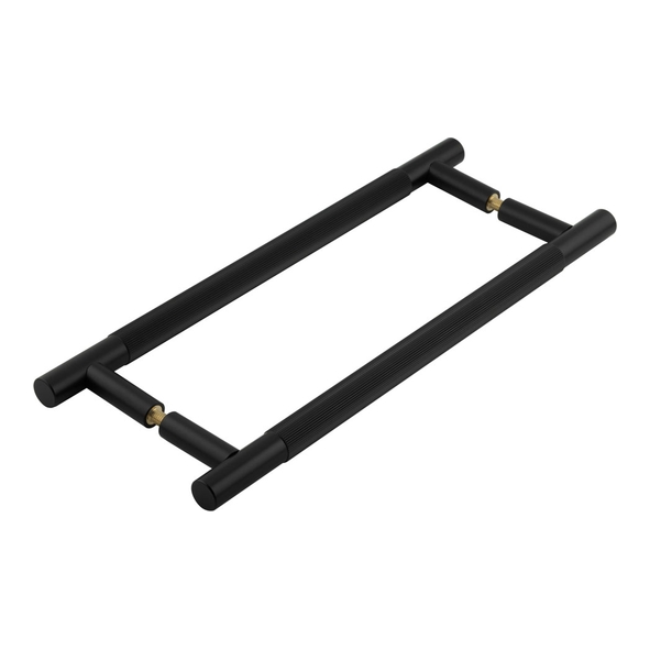 JV1803MBB2B : 300 x 19mm : Matt Black : Jedo Venice Linear Back To Back Pull Handles