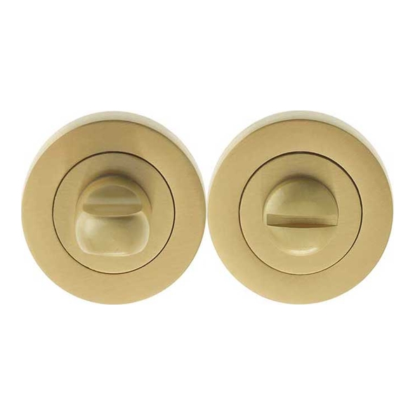 JV2666SB  Satin Brass  Jedo Bathroom Turn With Release