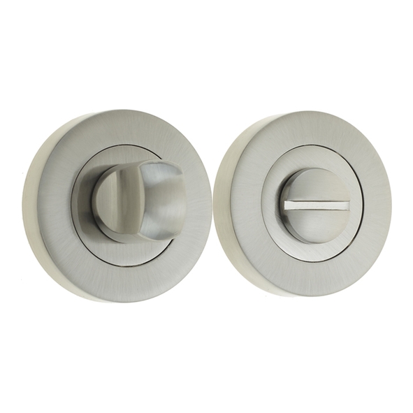 JV2666SN  Satin Nickel  Jedo Bathroom Turn With Release