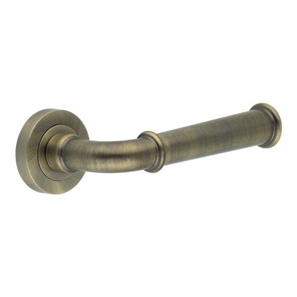 JV847AB  Antique Brass  Jedo Classic Levers On Round Roses